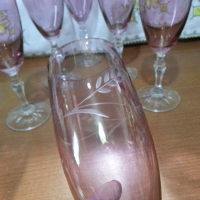 Ретро кристални чаши , снимка 8 - Антикварни и старинни предмети - 44810669