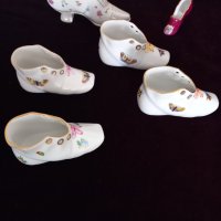 Колекционерски порцеланови обувчици за щастие Herend , снимка 3 - Декорация за дома - 42225458