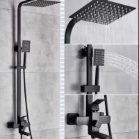 Дизайнерски смесители и душ системи в черен мат и смесители за вграждане, снимка 11 - Душове - 25606475
