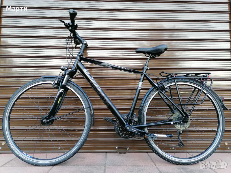 Немски велосипед Пегасус*27скорости*Рамка-52см*28цола*Лед Светлини, снимка 1