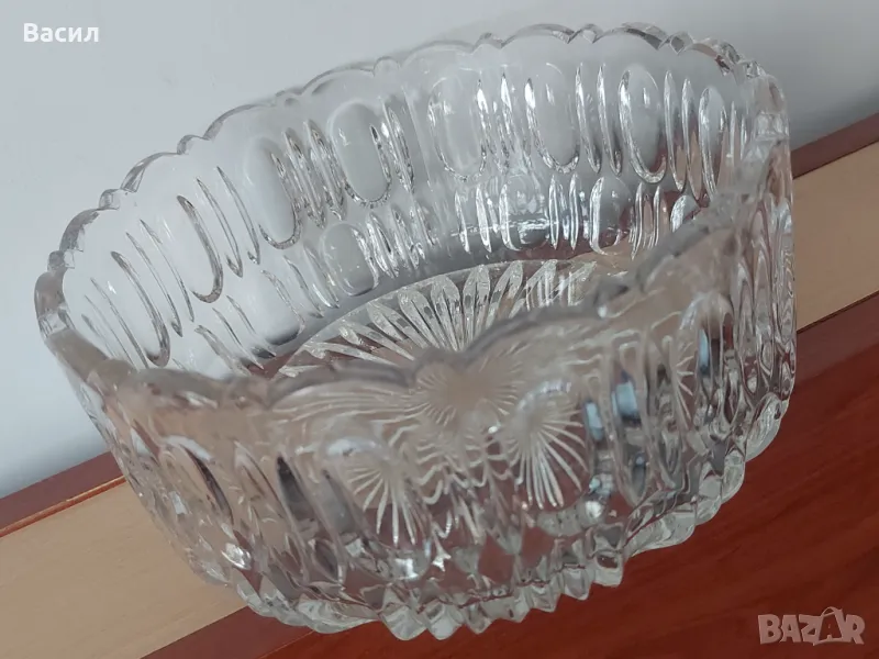 КРИСТАЛНА КУПА ФРУКТИЕРА БОНБОНИЕРА, снимка 1