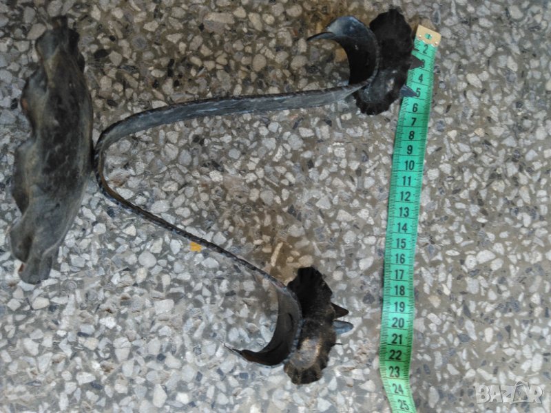 Стар ръчно изработен свещник, снимка 1