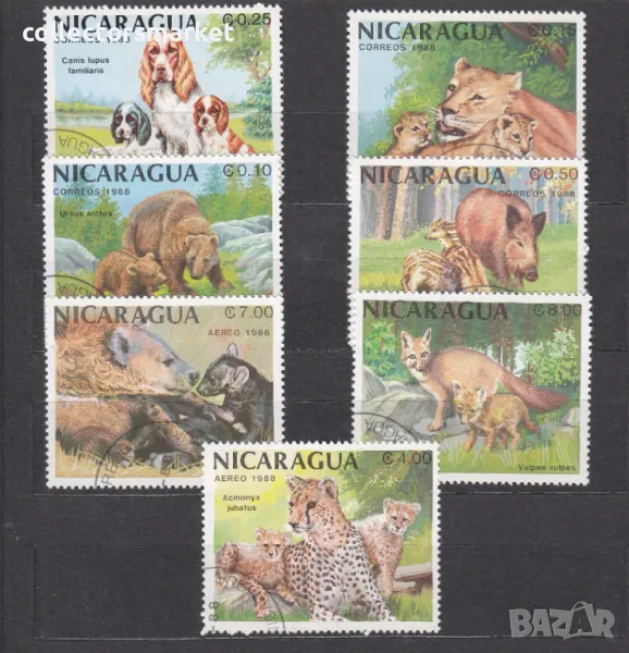 Диви животни 1988, Никарагуа, снимка 1