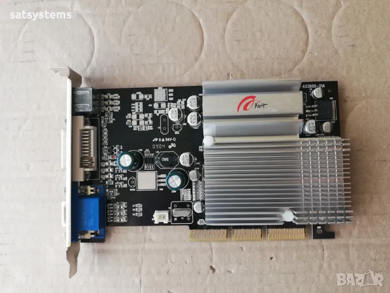 Видео карта ATi Radeon Fish 9550 128MB DDR 128bit AGP, снимка 1
