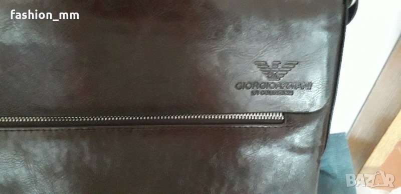 Бизнес кожена чанта Armani , снимка 1