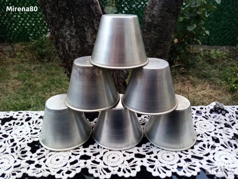 Щолички от соца за крем карамел - 6 бр., снимка 1