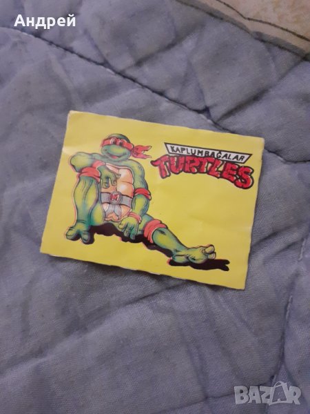 Стара опаковка от шоколад Turtles, снимка 1