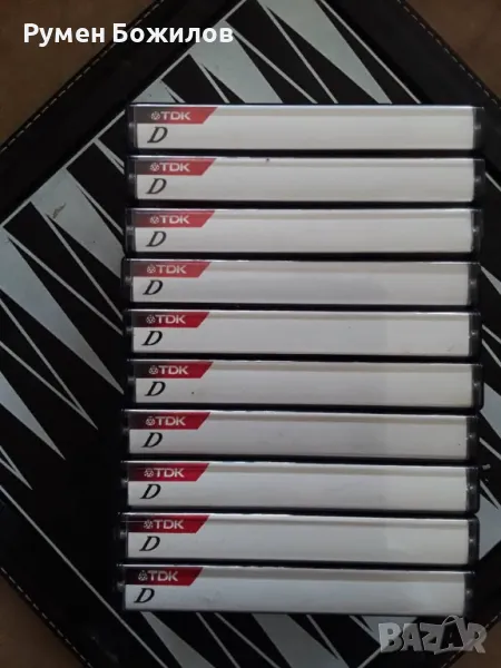 10 много запазени и чисти касети TDK D със записи, снимка 1