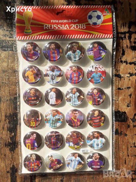 Меси стикери обемни комплект Барса и Аржентина, снимка 1