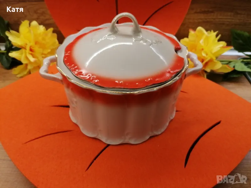  Български  Порцеланов Супник Разград, снимка 1