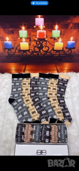 чорапи в кутия fendi calvin klein louis vuitton , снимка 1