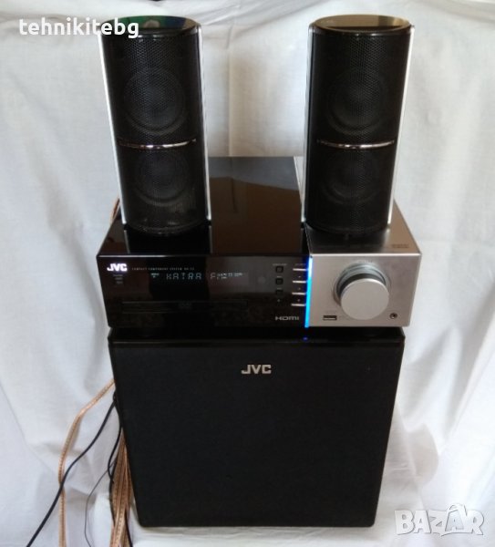 ⭐⭐⭐ JVC NX-F3 ⭐⭐⭐ Страхотно дизайнерско 2.1 кино , 250 W , с HDMI и USB, снимка 1