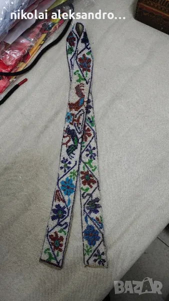 ръчно изработен колан с мъниста , снимка 1