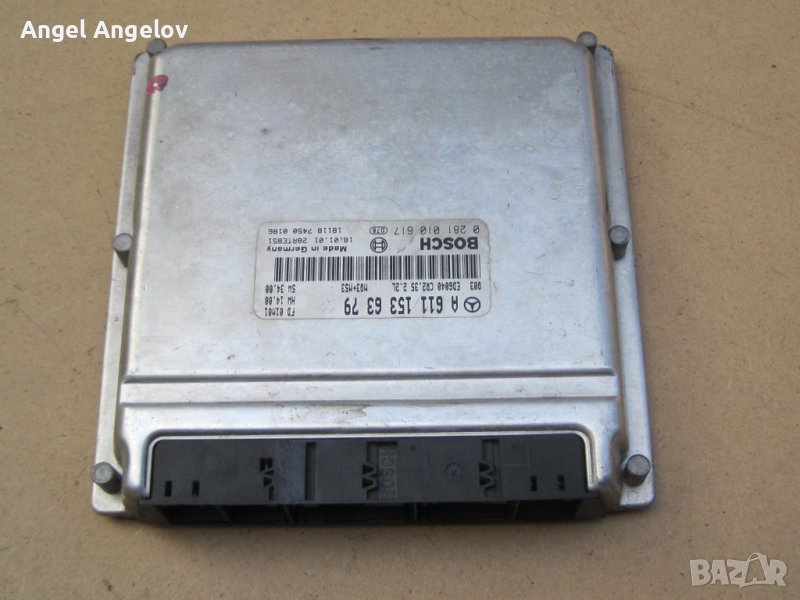 Компютър запалване ECU A6111536379 BOSCH 0281010617 ​за Mercedes Sprinter 2.2 220 CDI , снимка 1