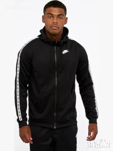 Nike M NSW REPEAT FZ HOOD - страхотно мъжко горнище М, снимка 1