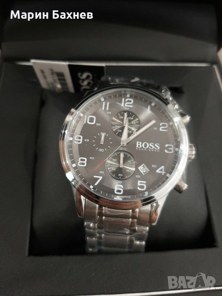 Отигинален мъжки Часовник Hugo Boss 1513181 , 24 месеца гар., снимка 1