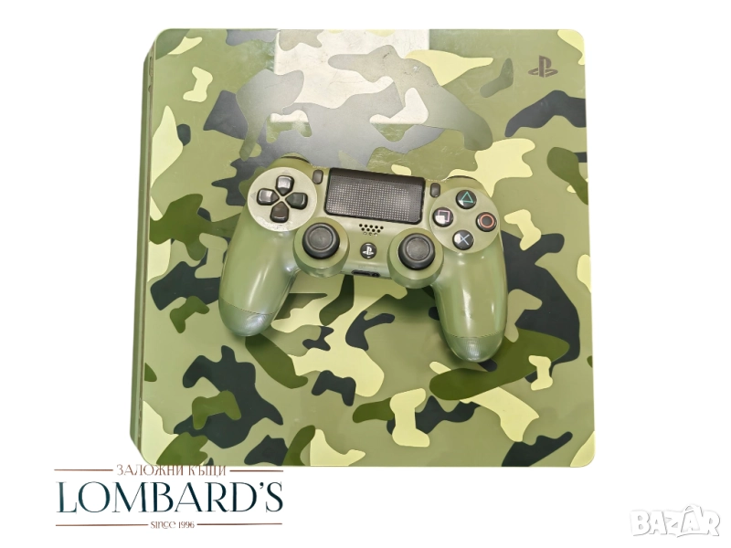 Playstation 4 Slim, 1 TB Green Camuflage, снимка 1
