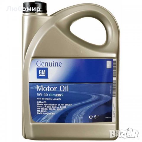 Масло GM OPEL 5W30, 5л. , снимка 1