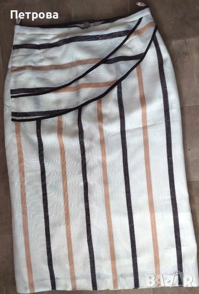  Стилна права пола с подплата - подходящ подарък за НГ, снимка 1