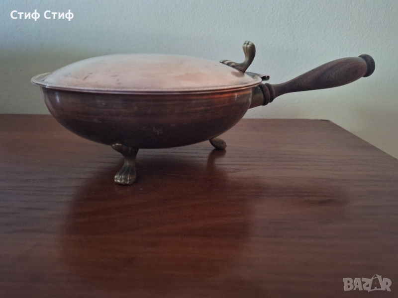 Меден съд с капак , снимка 1