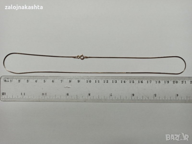 Сребърен синджир-квадратен 2,50гр./925, снимка 1