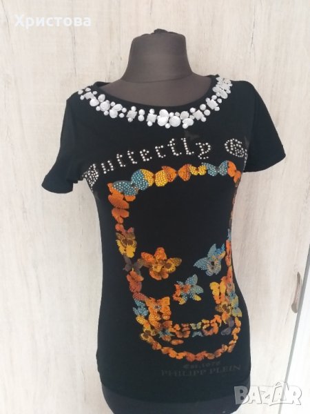 Ефектна тениска с камъни - 20,00лв., снимка 1