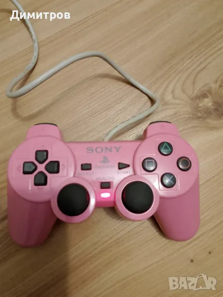 Оригинален розов playstation 2 , ps2,контролер, снимка 1