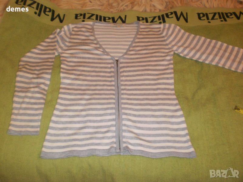 Машинно плетена блуза с цип MARC Lauge, размеp S, снимка 1