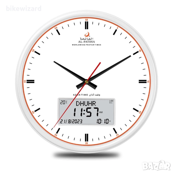 Azan Стенен часовник молитвен НОВ, снимка 1