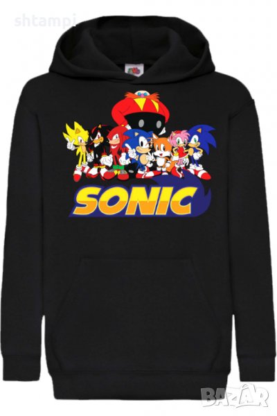 Детски Суитчър/Суитшърт Sonic and friends 002,Соник,Игра,Подарък,Изненада,Забавление,Рожден Ден, снимка 1