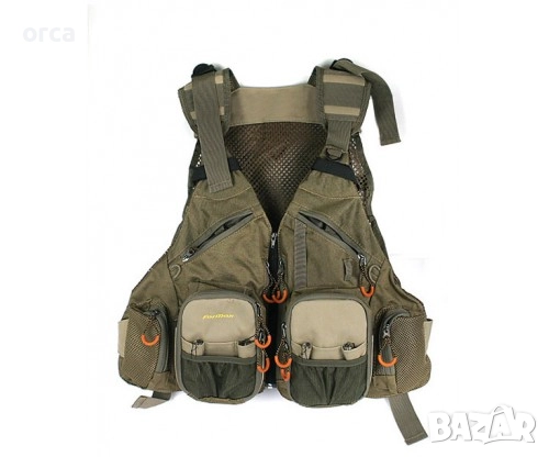Мухарски елек за риболов FORMAX FXBG-103003 с много джобове, снимка 1