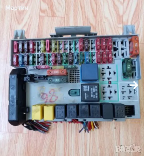 Табло с бушони за Опел Астра Г - Opel Astra G - бензин, 1600 кубика - 101 к.с., снимка 1