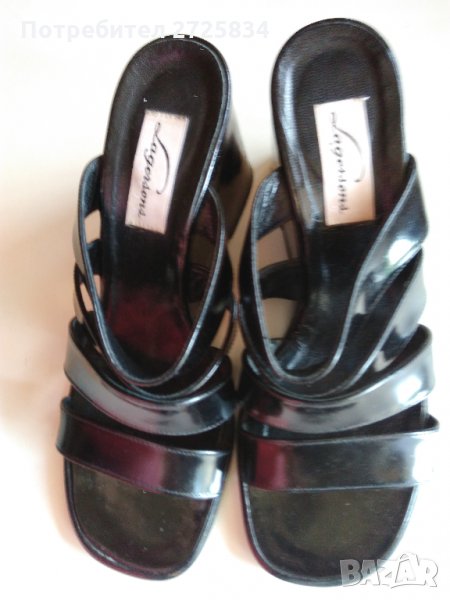 Елегантни кожени чехли LAGERSONS, Швеция, размер 37, снимка 1