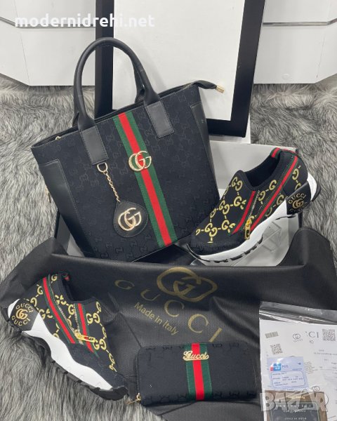 Дамски спортни обувки портфейл и чанта Gucci код 101, снимка 1