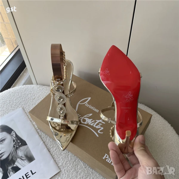 Уникални 2025 Christian Louboutin дамски обувки с висок ток дизайнерски High quality , снимка 1