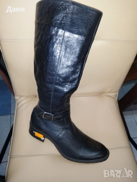 Дамски ботуши от естествена кожа,само номер 40,но са уголемени-27см стелка , снимка 1