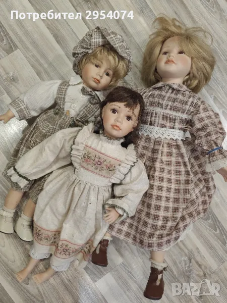 три големи порцеланови кукли за 99лв, снимка 1