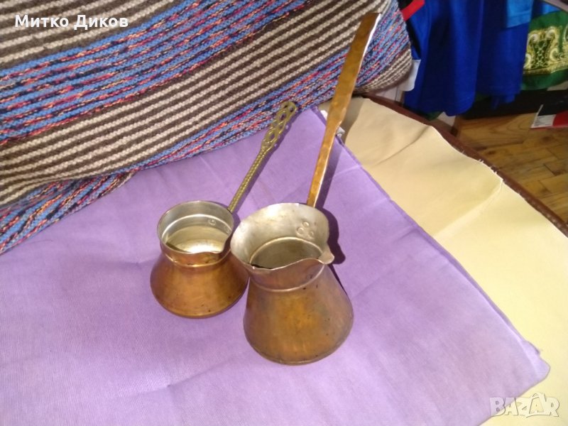 Медни канчета за варене на кафе-чай и други №2, снимка 1