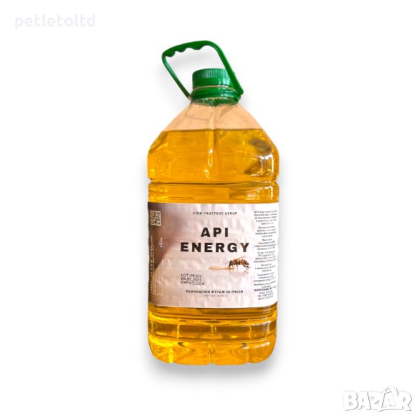 ApiEneergy 6 КГ Висококачествен 70% фруктозен инвертиран сироп, за изхранване на пчелни семейства, снимка 1