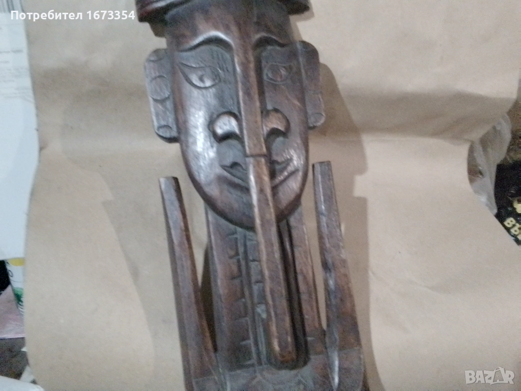 Маска дървена, снимка 1