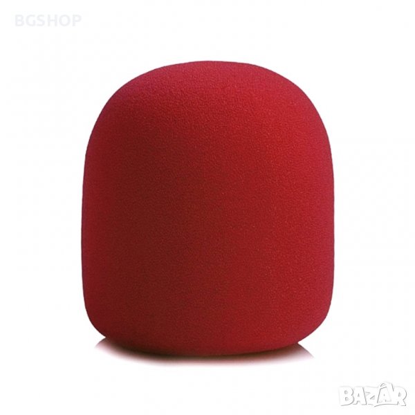 Ветробран за Микрофон / Sponge / - Тъмно червен, снимка 1
