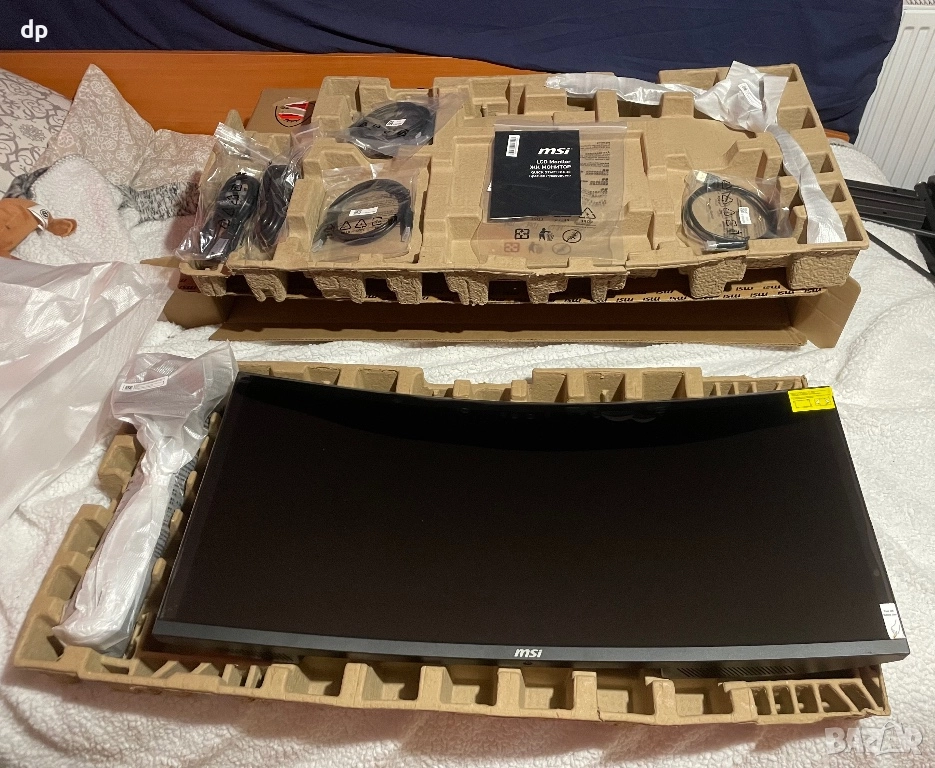 Чисто нов Геймърски монитор 34 инча MSI MPG 346CQRF X24, снимка 1