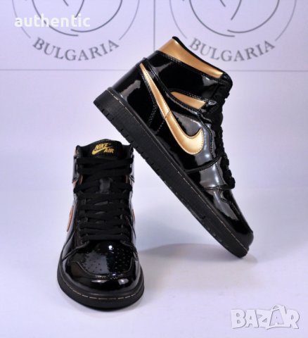 Nike Air Jordan 1 High Dark Mocha, Gold, Hyper Royal Мъжки Дамски Маратонки, снимка 14 - Спортни обувки - 34438699