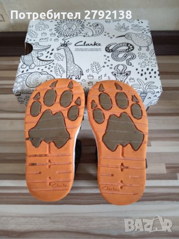 Детски сандали Clark's 24 номер, снимка 7 - Детски сандали и чехли - 42245444