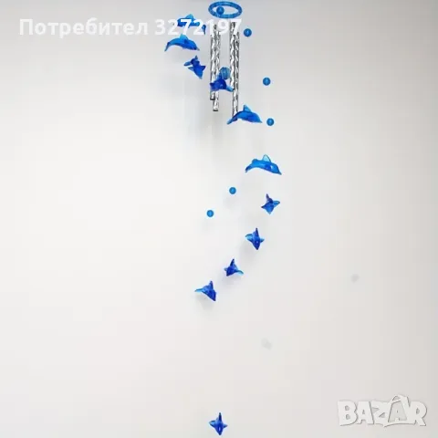 Красиви,Декоративни вятърни камбанки с делфини Wind Chime, снимка 3 - Декорация за дома - 50390873