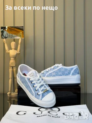 Gucci Дамски Маратонки👟Дамски Спортни Обувки👟Платненки Гучи👟Кецове - 3 Цвята Код E184