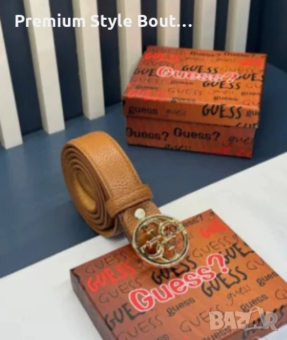Колани guess от естествена кожа в кутия , снимка 2 - Колани - 53887381