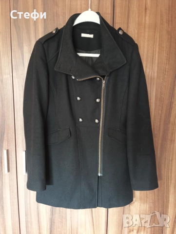 Дамско палто от плат номер L, снимка 4 - Палта, манта - 52919927