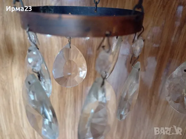 Антикварен комплект медни лампиони " корона", снимка 7 - Антикварни и старинни предмети - 50056713