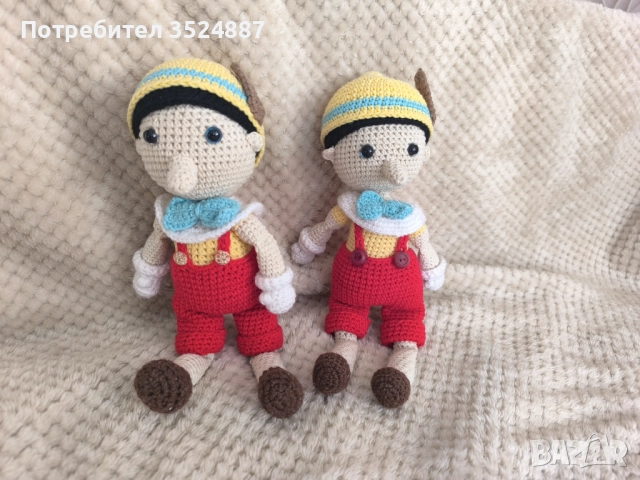 Снежен човек, амигурум, ръчна изработка, снимка 9 - Плюшени играчки - 52707995